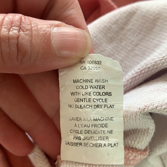 VVK Rose Pink 100% Cotton Long Sleeve Full Zip Up Sweatshirt Size M - Picture 10 of 15